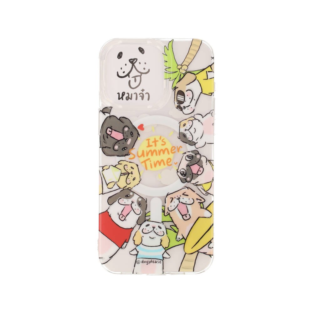 Blue Box x หมาจ๋า เคส iPhone 15 Pro Max Dog Please All Dog in Summer Time