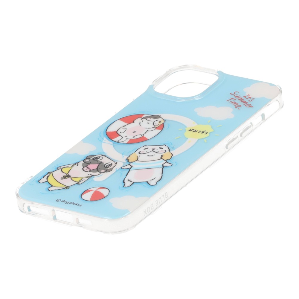 Blue Box x หมาจ๋า เคส iPhone 15 Plus with Magsafe Dog Please Summer Swimming