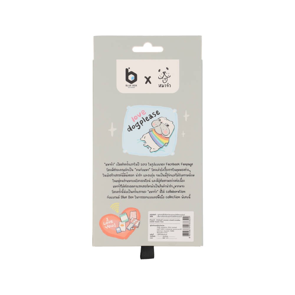 Blue Box x หมาจ๋า เคส iPhone 15 Dog Please Summer Swimming