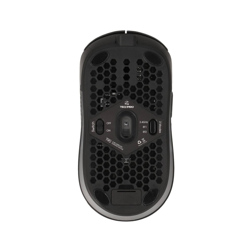 เมาส์เกมมิ่ง TECHPRO RGB Colors T90 Black