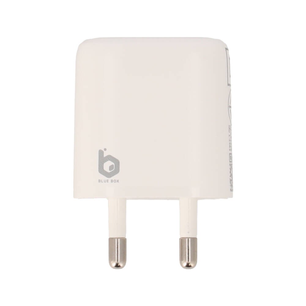 อะแดปเตอร์ Blue Box Wall USB Charger 1 USB-A / 1 USB-C (PD20W) White (BB-WC02) (TISI)
