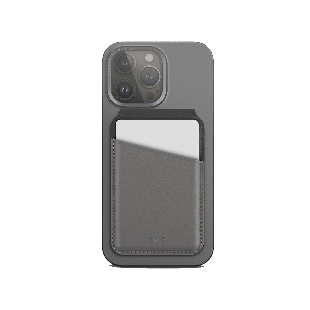 กระเป๋าใส่บัตร Uniq Lyden Ds Rfid-Blocking Charcoal