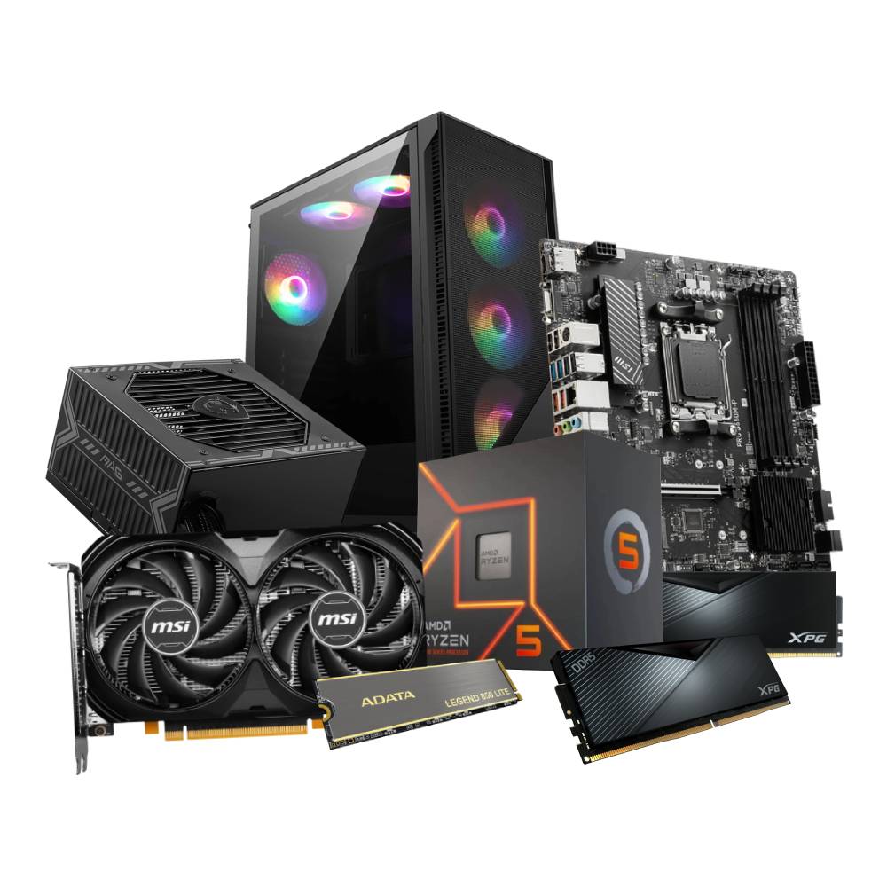 Computer Set - MSI Brand Fair SET6 (R5 7600 | RAM16GB/5200 | SSD 500GB ...