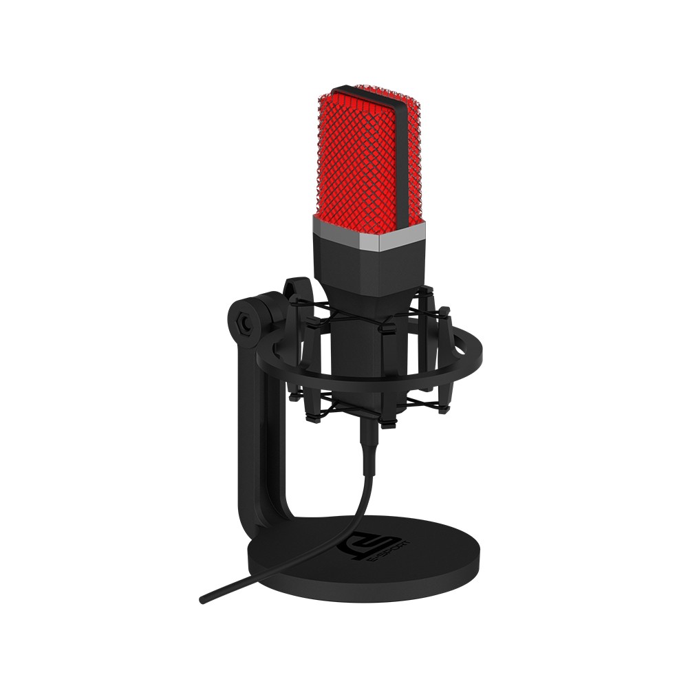 ไมโครโฟน SIGNO E-Sport LED Condenser MARKOS MP-707 Black