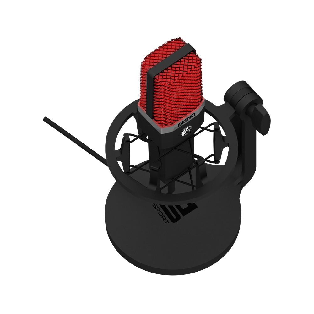 ไมโครโฟน SIGNO E-Sport LED Condenser MARKOS MP-707 Black