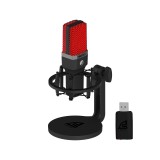 ไมโครโฟน SIGNO E-Sport Gaming 2.4G Wireless LED Condenser MARROX MP-708 Black