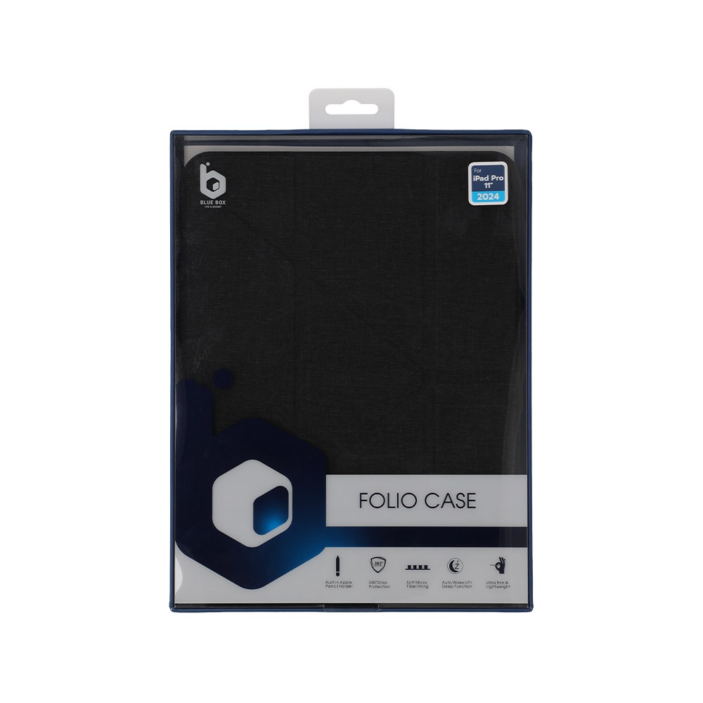 เคส Blue Box iPad Pro 11" M4 (2024) Y Model Black Knitted