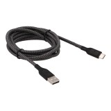 สายชาร์จ TITANV USB-A to USB-C Cable Nylon Charrger & DATA SYNC 1.5M Black (TI-C07)
