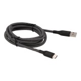 สายชาร์จ TITANV USB-A to USB-C Cable Nylon Charrger & DATA SYNC 1.5M Black (TI-C07)