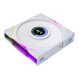 พัดลมคอม Lian Li UNI FAN TL LCD 120 Reverse Blade White (LIAN LI-12RTLLCD1W)