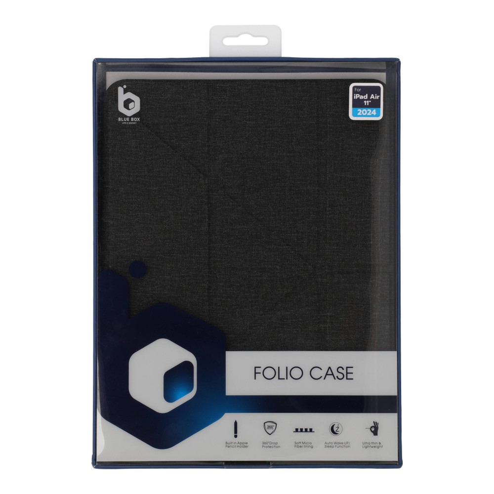 เคส Blue Box iPad Air 6/7/8 11 2026 (M2/M3/M4) Y Model Iron Gray Knitted