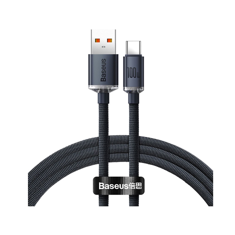 สายชาร์จ Baseus USB-A to USB-C Cable 100W 1.2M Black