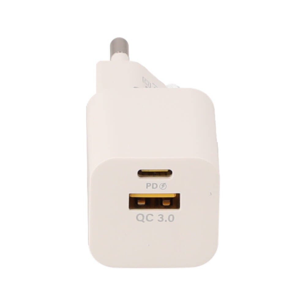 อะแดปเตอร์ TECHPRO Wall USB Charger 1 USB-A / 1 USB-C (PD30W/PPS33W) White (TP-WC06) (TISI)