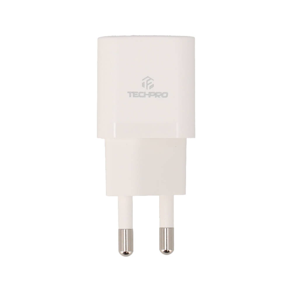 อะแดปเตอร์ TECHPRO Wall USB Charger 1 USB-A / 1 USB-C (PD30W/PPS33W) White (TP-WC06) (TISI)
