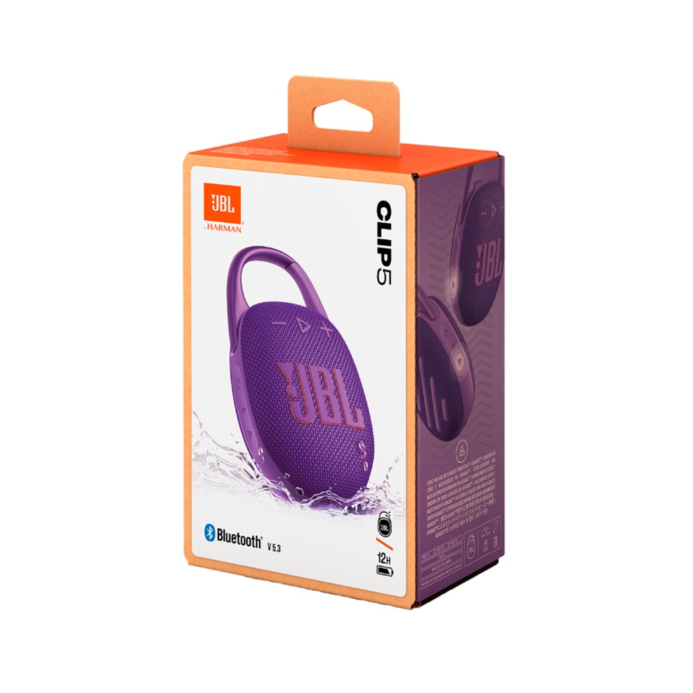 ลำโพงบลูทูธ JBL Clip 5 Purple