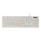 คีย์บอร์ดเกมมิ่ง TECHPRO Membrane 104 key L200 White