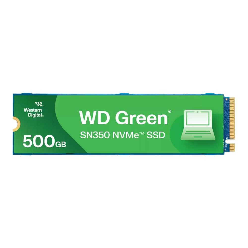 เอสเอสดี WD SSD 500GB Green SN350 M.2 NVMe (WDS500G2G0C)