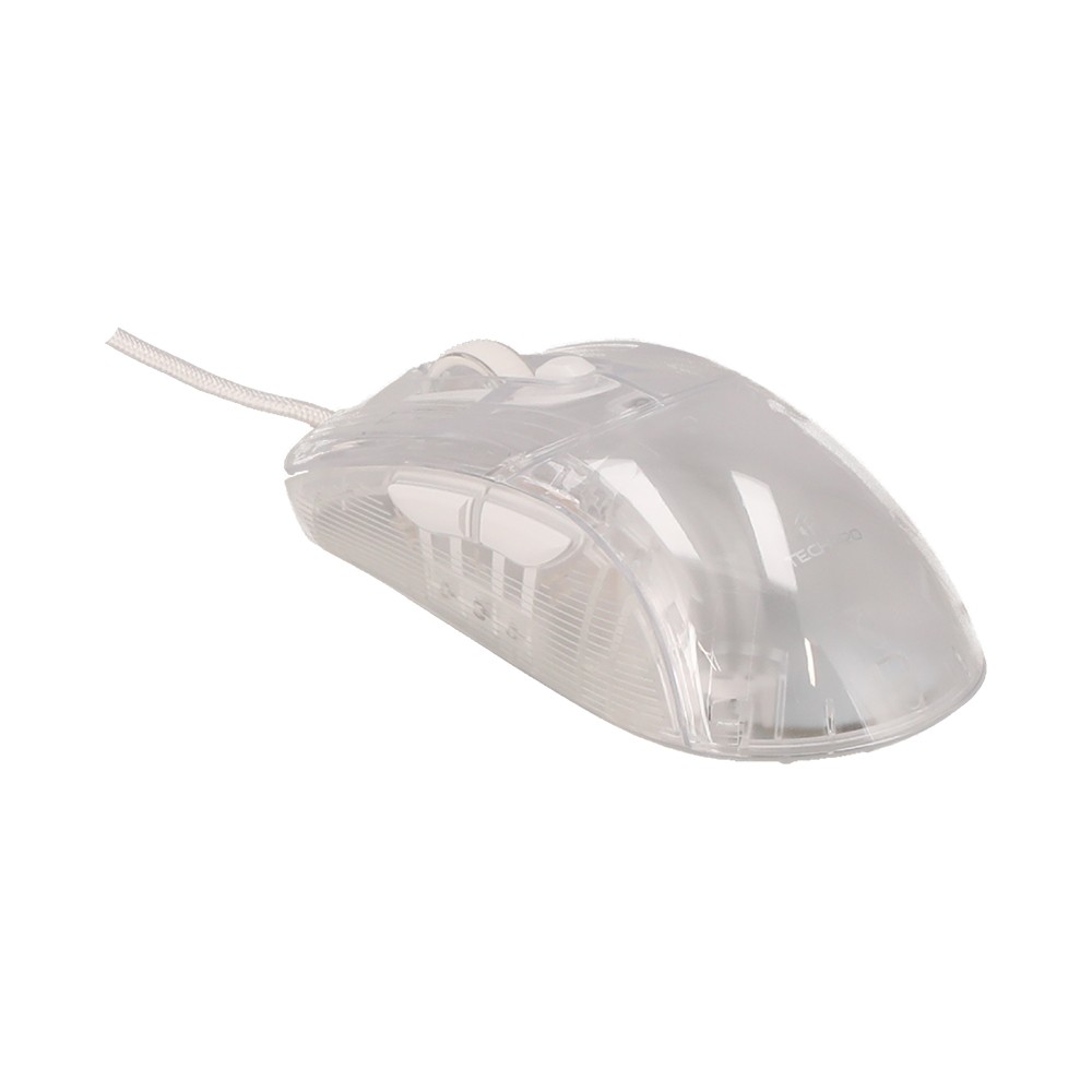 เมาส์เกมมิ่ง TECHPRO RGB X400 Transparent