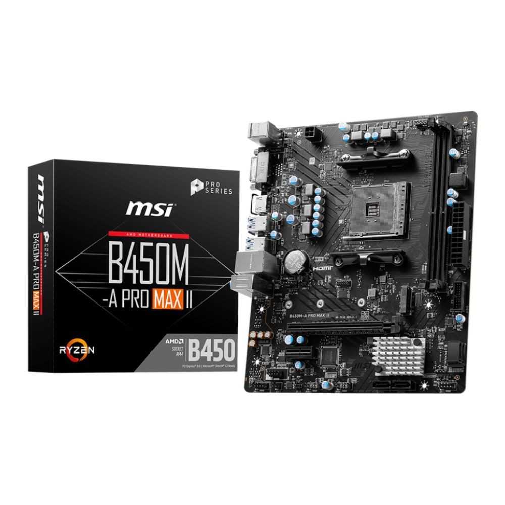 เมนบอร์ด MSI B450M-A PRO MAX II AM4