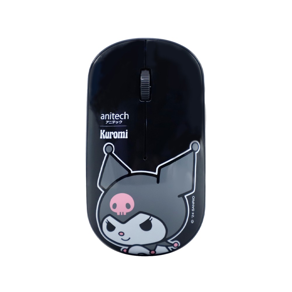 เมาส์ไร้สาย Anitech x Sanrio Wireless Mouse KU-W238-BK Black