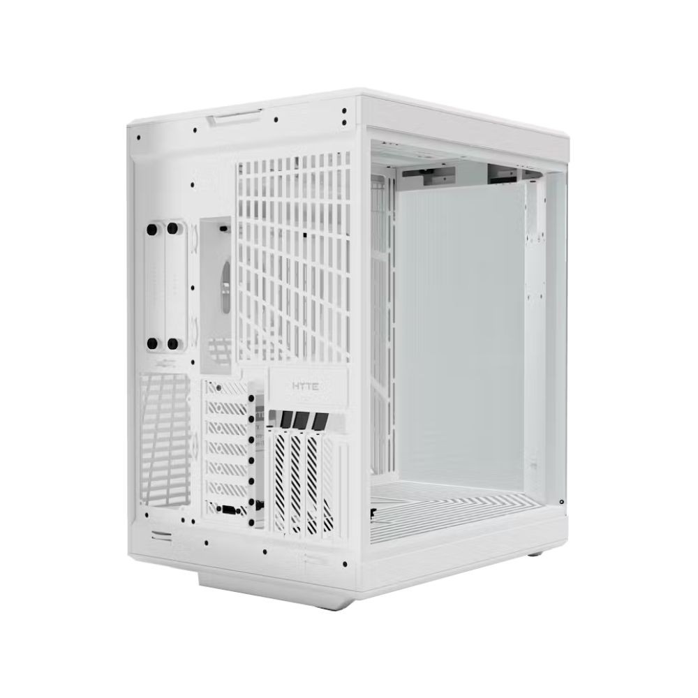 เคสคอมพิวเตอร์ HYTE Y70 Snow White with 4K Touch LCD and Riser Vertical GPU Mount
