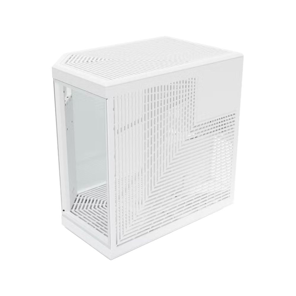 เคสคอมพิวเตอร์ HYTE Y70 Snow White with 4K Touch LCD and Riser Vertical GPU Mount