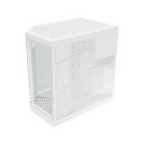 เคสคอมพิวเตอร์ HYTE Y70 Snow White with 4K Touch LCD and Riser Vertical GPU Mount