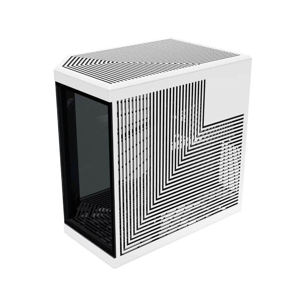 เคสคอมพิวเตอร์ HYTE Y70 White with 4K Touch LCD and Riser Vertical GPU Mount