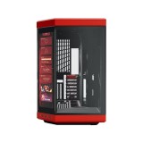 เคสคอมพิวเตอร์ HYTE Y70 Red with 4K Touch LCD and Riser Vertical GPU Mount
