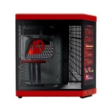 เคสคอมพิวเตอร์ HYTE Y70 Red with 4K Touch LCD and Riser Vertical GPU Mount