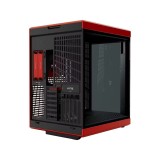 เคสคอมพิวเตอร์ HYTE Y70 Red with 4K Touch LCD and Riser Vertical GPU Mount