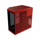 เคสคอมพิวเตอร์ HYTE Y70 Red with 4K Touch LCD and Riser Vertical GPU Mount