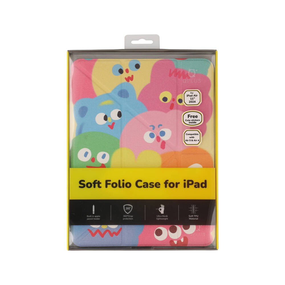 เคส QPLUS iPad Air 11" M3 (2025)/iPad Air 11" M2/iPad Air 5/4 Y Model Colorful Monster