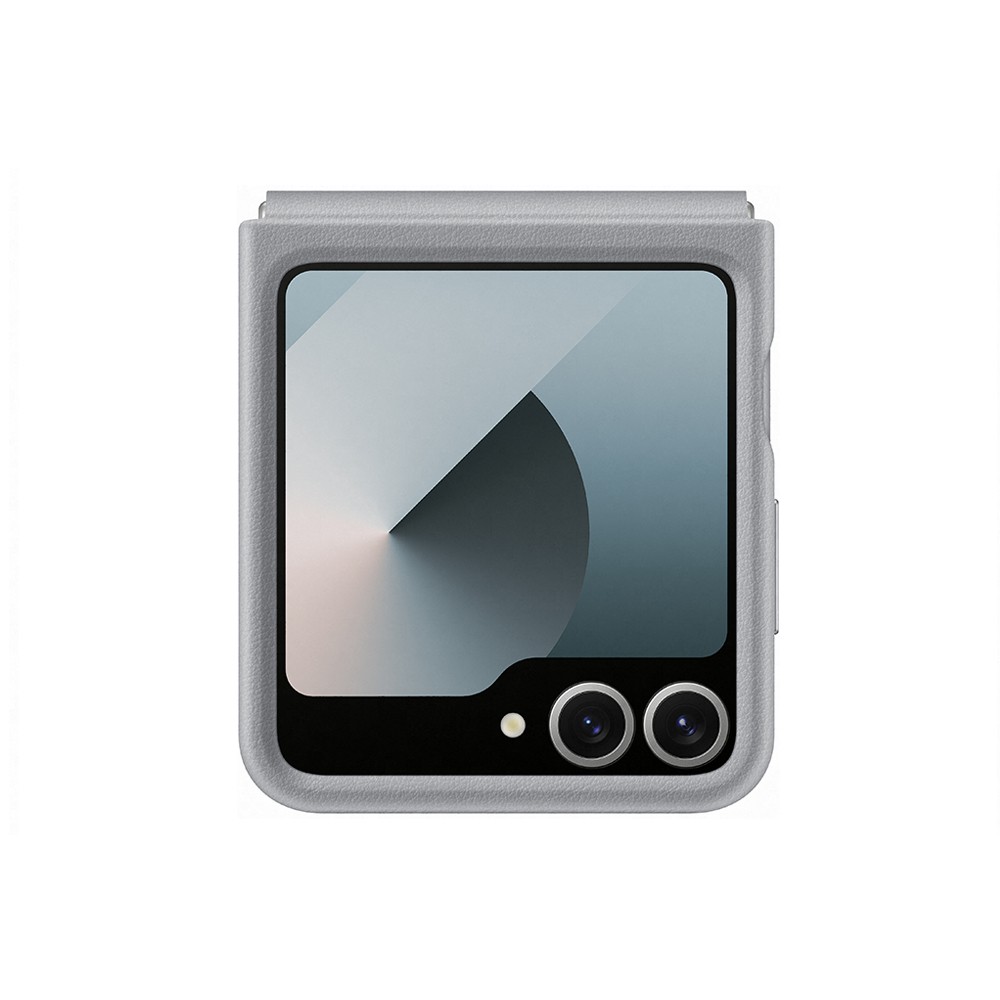 เคส Samsung Galaxy Z Flip6 Flap Vegan Leather Gray