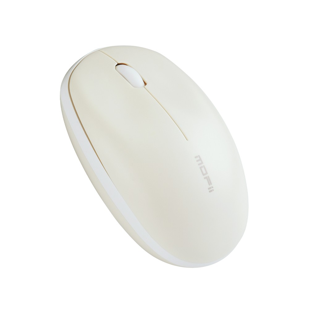 เมาส์ไร้สาย MOFII Wireless Mouse Silent COCO OFFWHITE