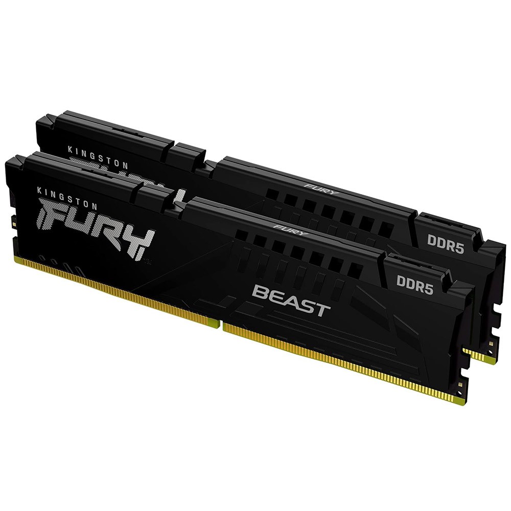 แรมพีซี Kingston DDR5 16GB/5600MHz.CL40 (2x8GB) Fury Beast - Black (KF556C40BBK2-16)