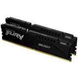 แรมพีซี Kingston DDR5 16GB/5600MHz.CL40 (2x8GB) Fury Beast - Black (KF556C40BBK2-16)