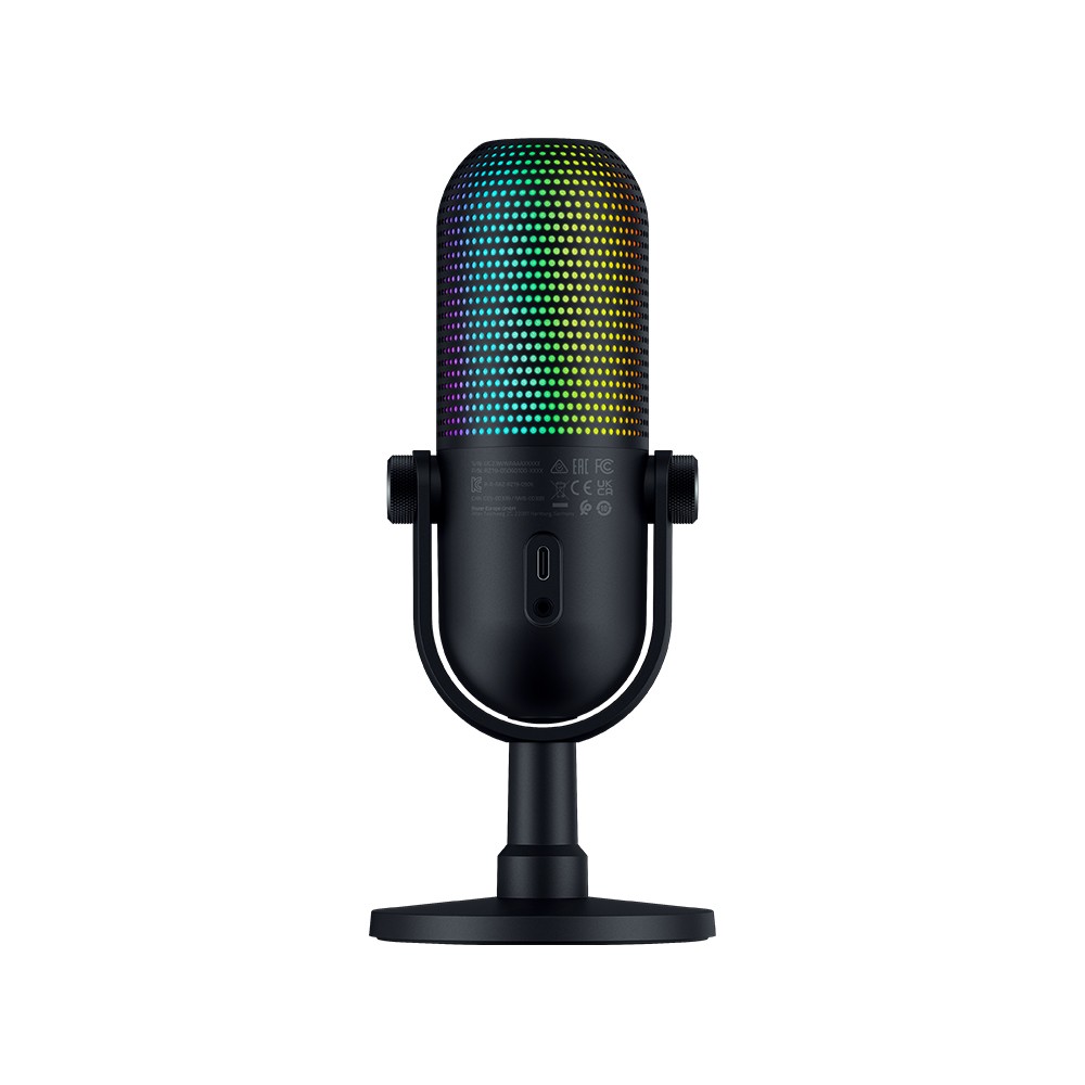 ไมโครโฟน Razer Gaming Microphone Seiren V3 Chroma Black