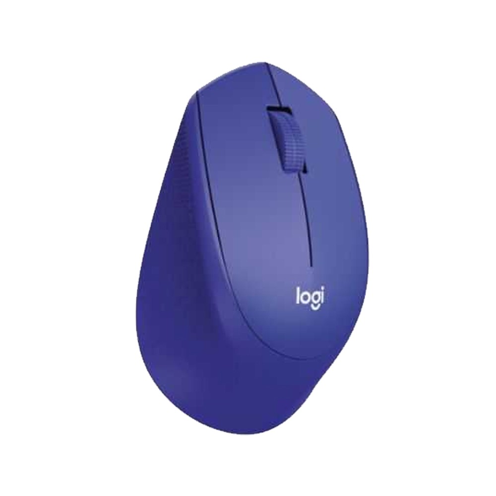 เมาส์ไร้สาย Logitech Wireless Mouse Silent Plus M331 Blue