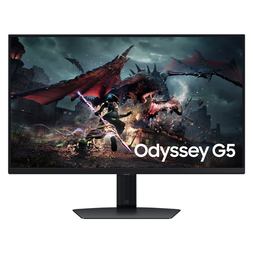 จอมอนิเตอร์ SAMSUNG Odyssey G5 LS27DG502EEXXT Gaming Monitor (IPS 2K 180Hz Pivot AMD FreeSync)