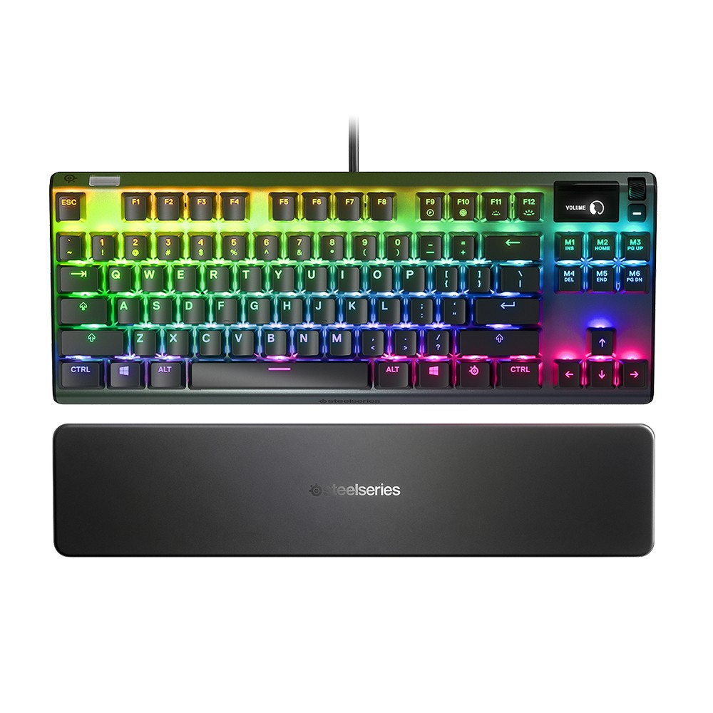 คีย์บอร์ดเกมมิ่ง SteelSeries Gaming Keyboard Apex 7 TKL Red-SW Mechanical
