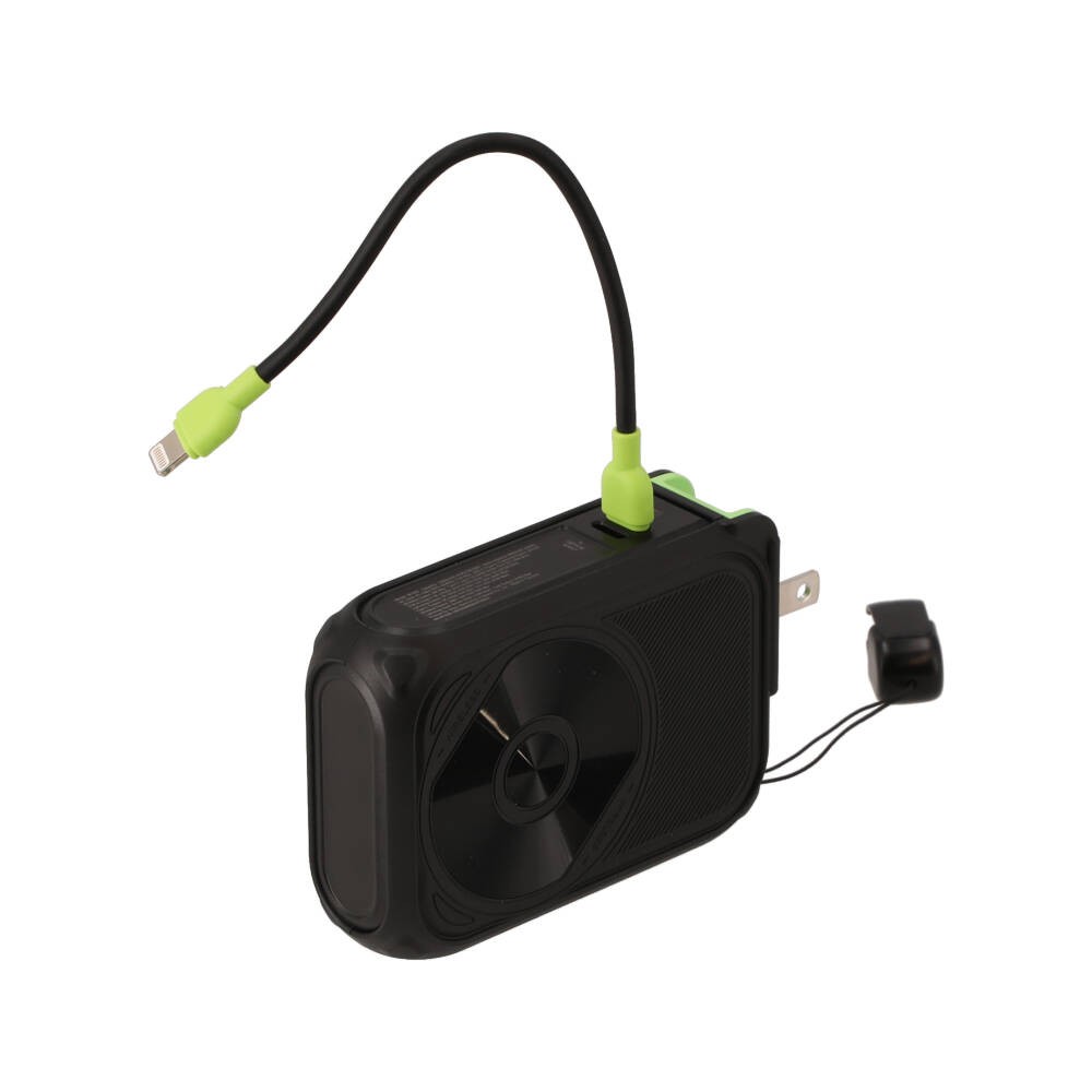 พาวเวอร์แบงค์ TECHPRO Magpack 10,000 mAh Magnetic TP-PB10 Mag Black