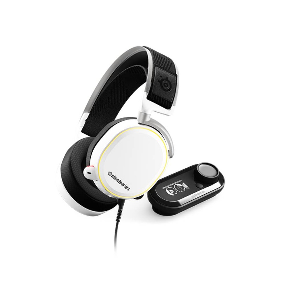 หูฟังเกมมิ่ง SteelSeries Gaming Headset Arctis Pro + GameDac White