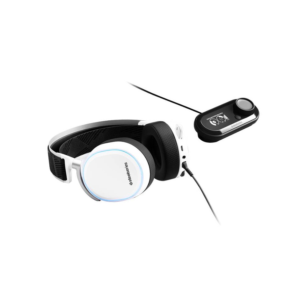 หูฟังเกมมิ่ง SteelSeries Gaming Headset Arctis Pro + GameDac White