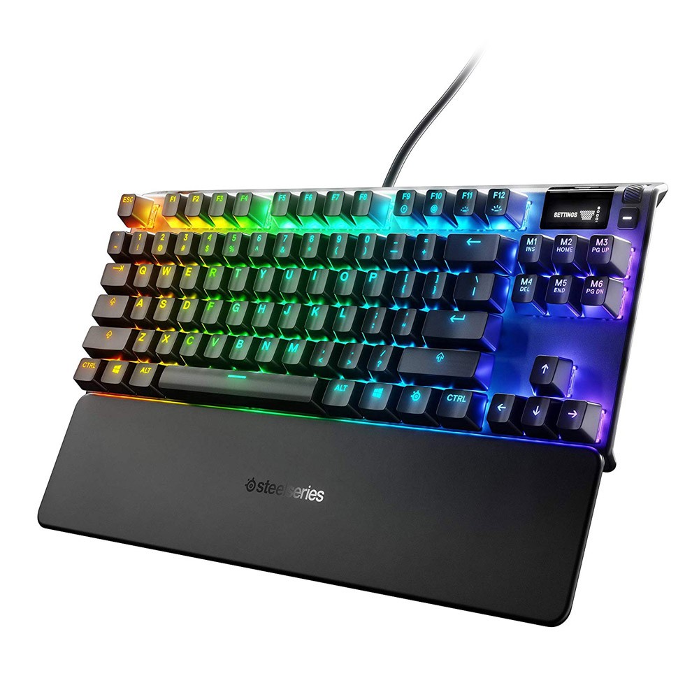 คีย์บอร์ดเกมมิ่ง SteelSeries Apex 7 TKL - Blue Switch