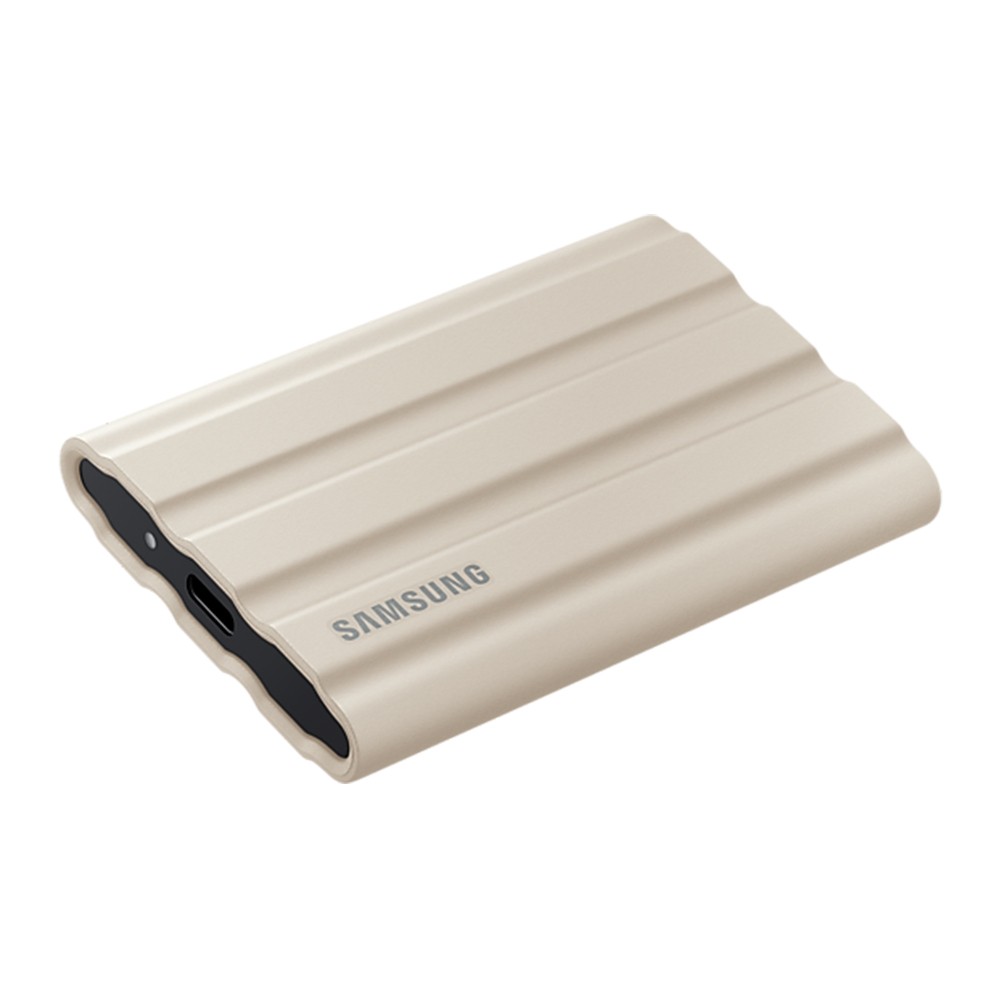 ฮาร์ดดิสก์ Samsung SSD Ext Portable T7 Shield USB 3.2 Gen 2 2TB Beige