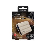 ฮาร์ดดิสก์ Samsung SSD Ext Portable T7 Shield USB 3.2 Gen 2 2TB Beige
