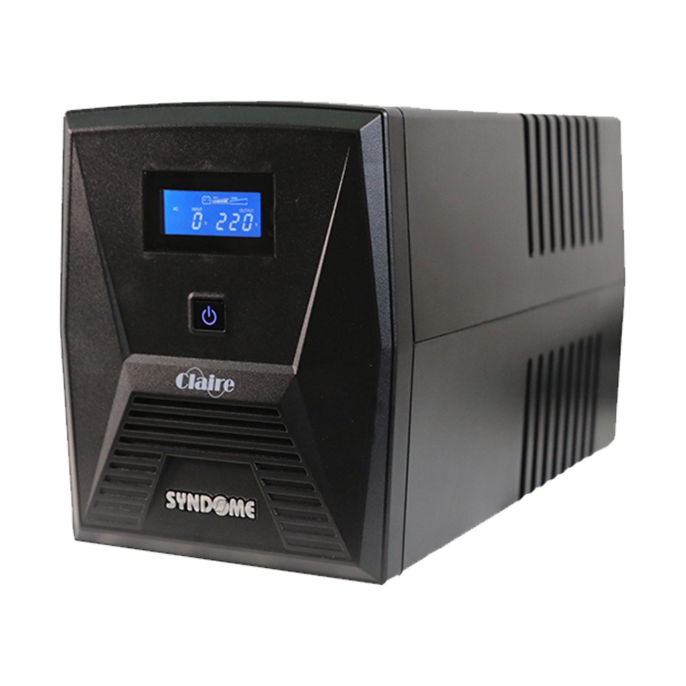 เครื่องสำรองไฟฟ้า SYNDOME UPS CLAIRE-1500 (1500VA/900W)