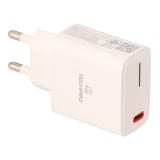 อะแดปเตอร์พร้อมสายชาร์จ TECHPRO Wall USB Charger 1 USB-C (PD20W) + USB-C to Lightning Cable 1M. White (TP-WC04CL) (TISI)
