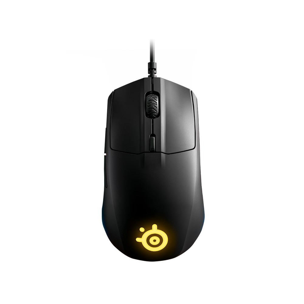 เมาส์เกมมิ่ง SteelSeries Gaming Mouse Rival 3 Black